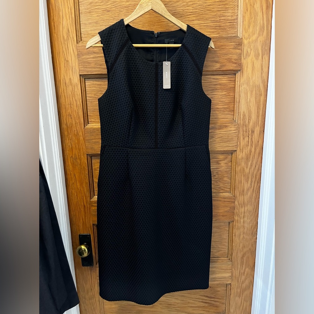 J. Crew Black Portfolio Dress Sz 10